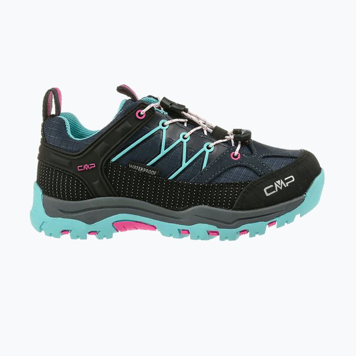 CMP detské trekové topánky Rigel Low WP navy blue 3Q54554/31NL 8