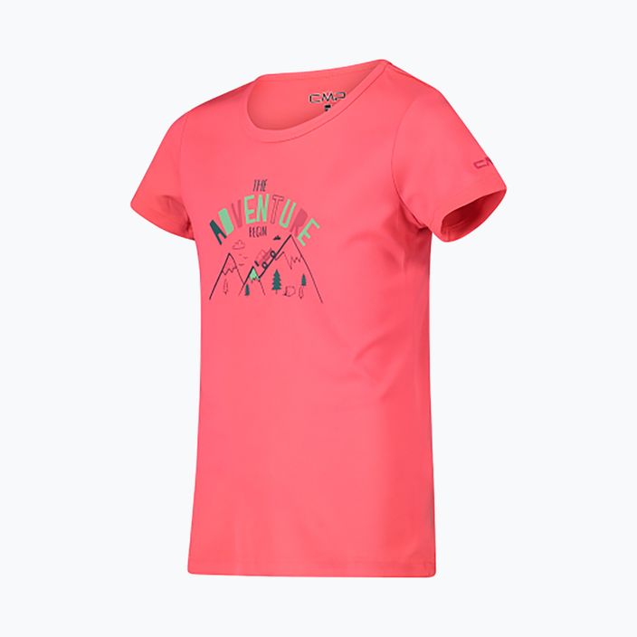 Detské trekingové tričko CMP ružové 38T6385/33CG 8
