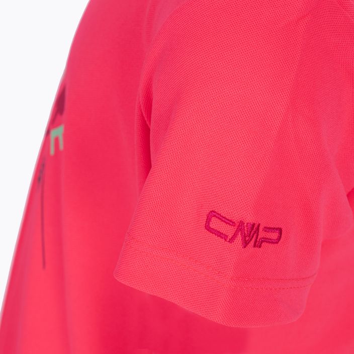 Detské trekingové tričko CMP ružové 38T6385/33CG 4