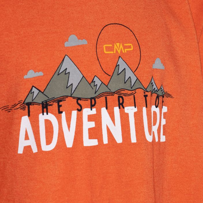 Detské trekingové tričko CMP oranžové 39T7544/C704 3