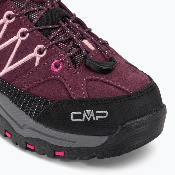 Detské trekové topánky CMP Rigel Mid Wp bordová 3Q12944/05HM 8