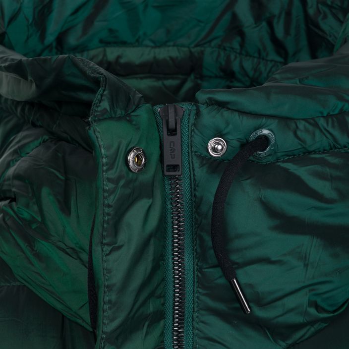 Dámska páperová bunda CMP Coat Fix Hood zelená 32K3136 3