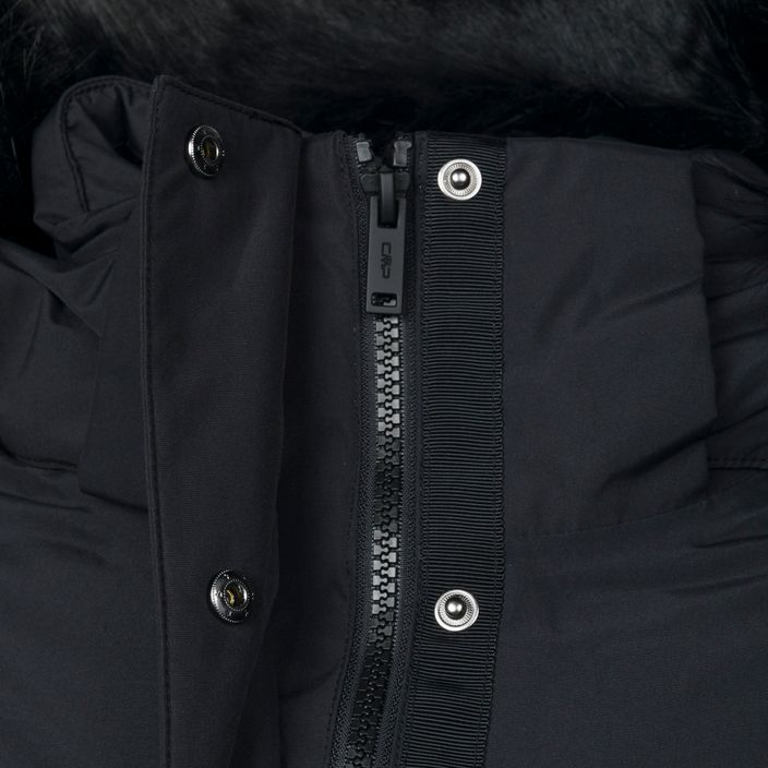 Dámska bunda do dažďa CMP Parka Zip Hood čierna 32K326F 4