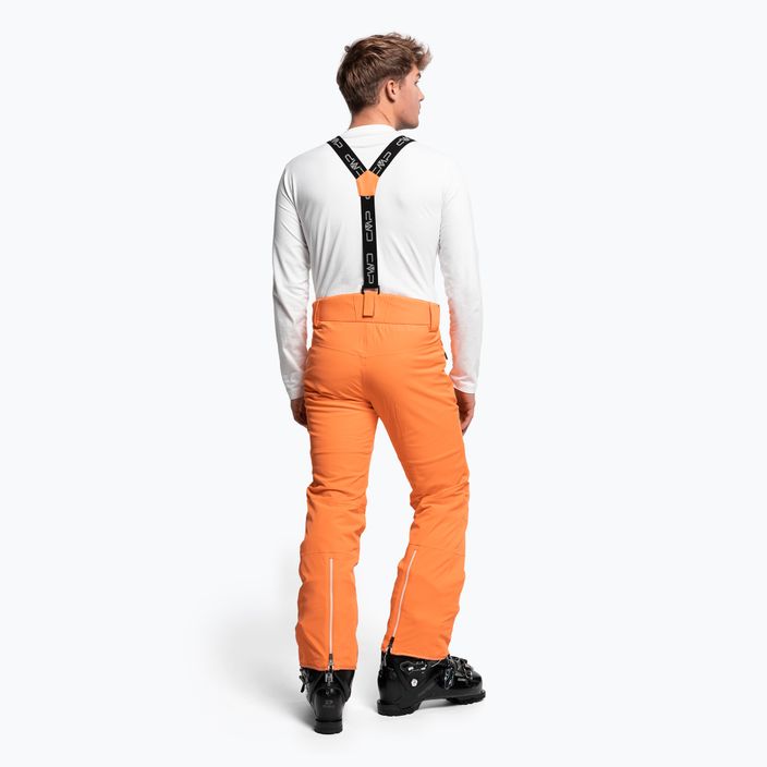 CMP pánske lyžiarske nohavice oranžové 3W04467/C593 3