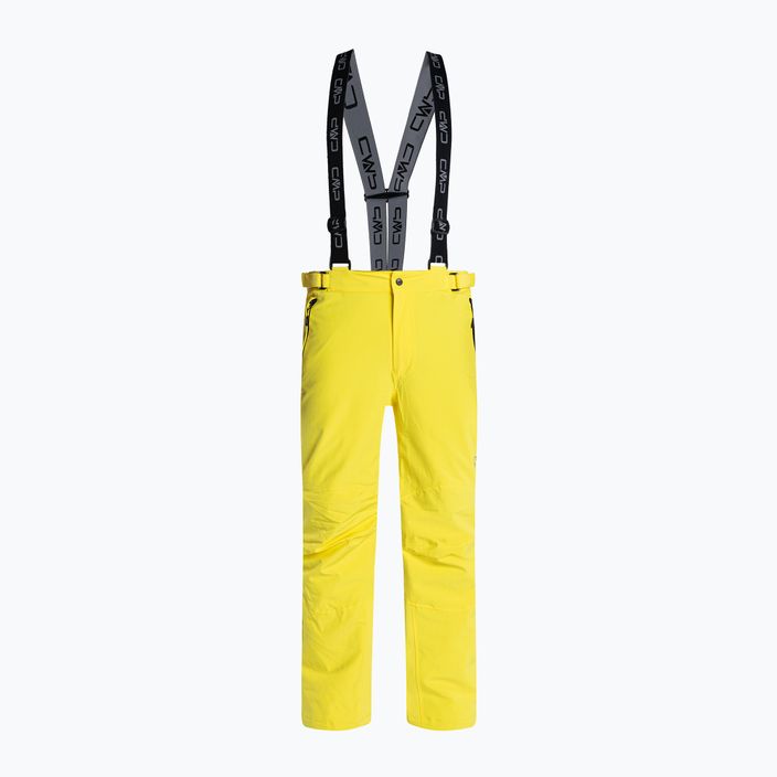 Pánske lyžiarske nohavice CMP žlté 3W17397N/R231
