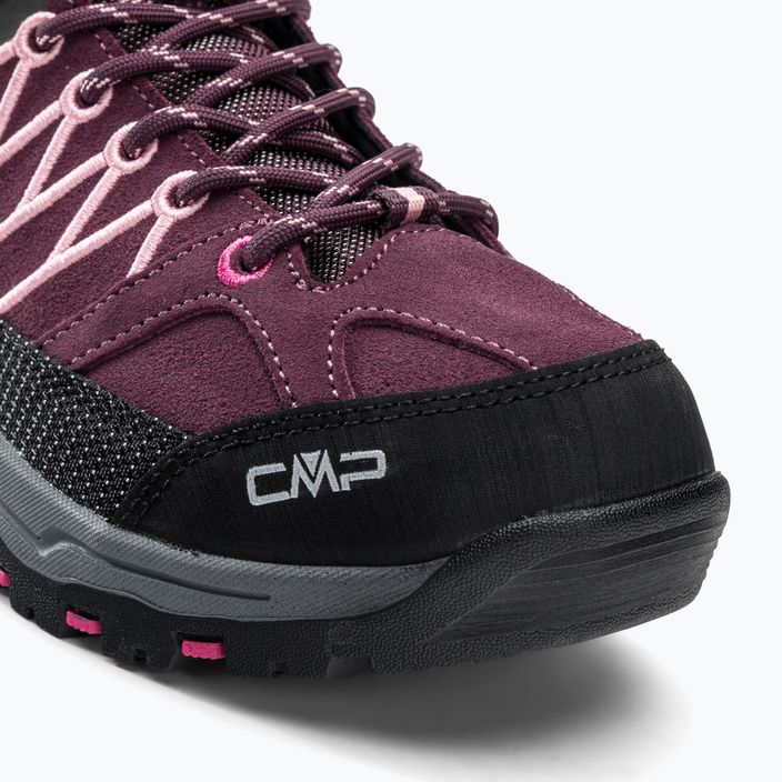 Detské trekové topánky CMP Rigel Mid bordovej farby 3Q12944J 8