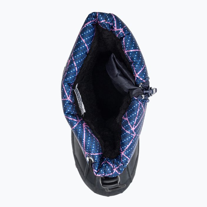 CMP Sneewy námornícka modrá a ružová juniorské snehové topánky 3Q71294J 5