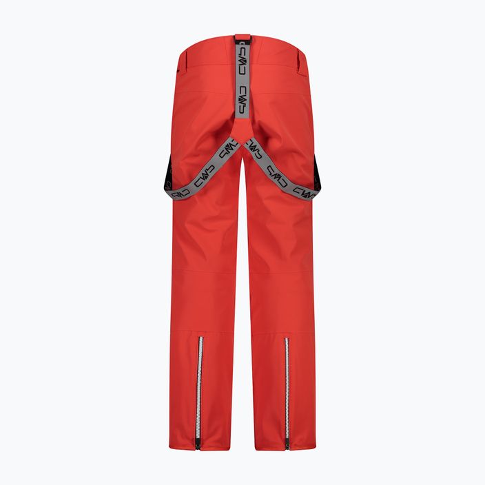 CMP pánske lyžiarske nohavice červené 3W04467/C589 2