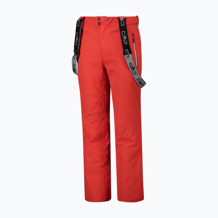 CMP pánske lyžiarske nohavice červené 3W04467/C589 3