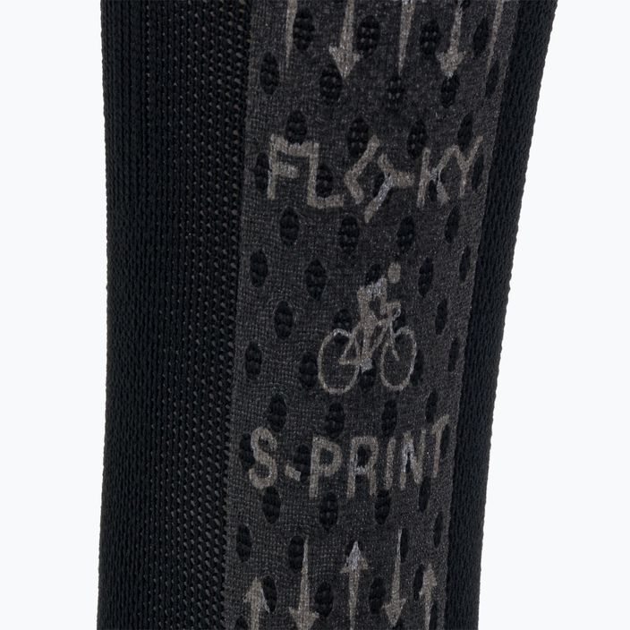 DMT S-Sprint Biomechanic cyklistické ponožky čierne 15 4
