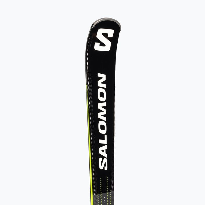 Salomon S Max 1 + M11 GW zjazdové lyže black/yellow L47557 8