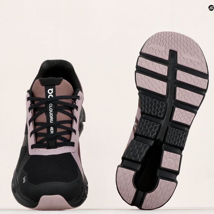Dámska bežecká obuv On Cloudrunner Waterproof black-brown 5298636 14