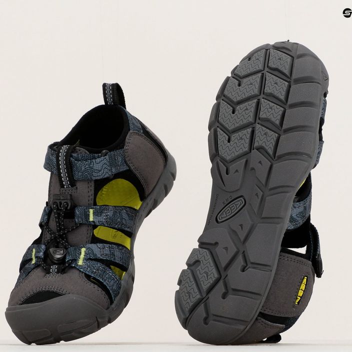 Detské trekingové sandále Keen Seacamp II CNX sivomodré 126321 15