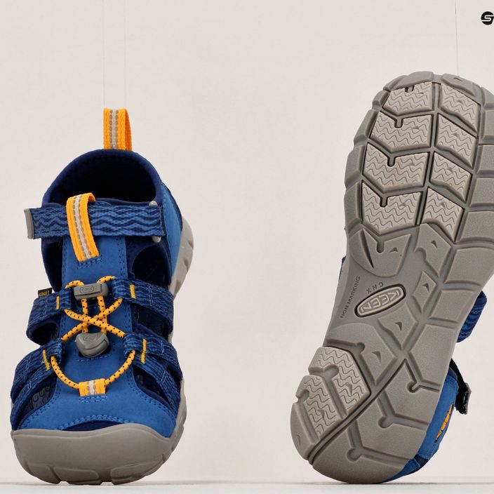 Detské trekingové sandále Keen Seacamp II CNX modré 126323 15