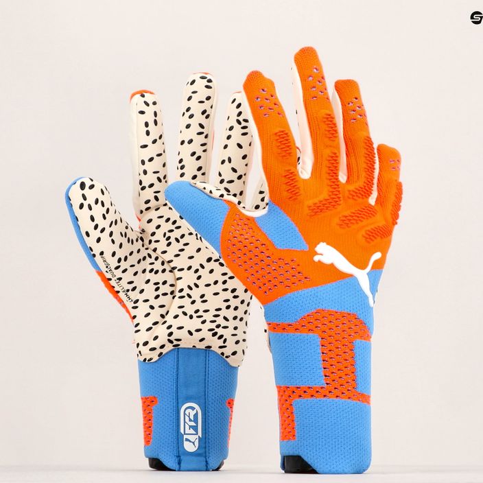 Oranžovo-modré brankárske rukavice PUMA Future Ultimate Nc 041841 01 6