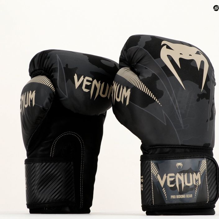 Boxerské rukavice Venum Impact čierno-šedé VENUM-03284-497 12