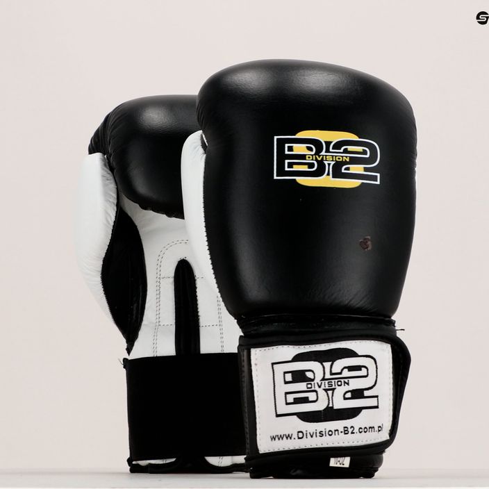 Boxerské rukavice Division B-2 čiernobiele DIV-SG01 6