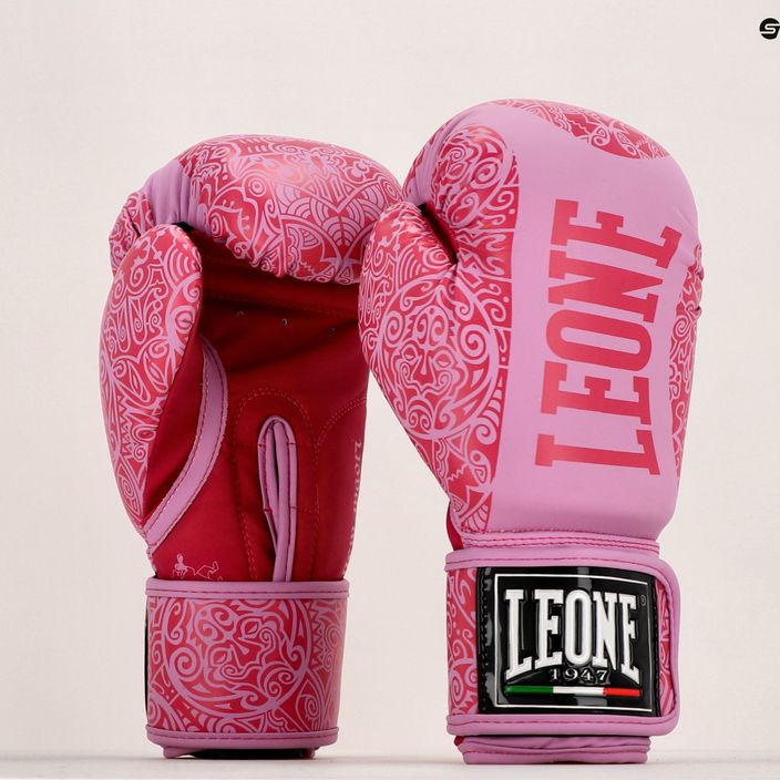 Ružové boxerské rukavice Leone Maori GN070 14