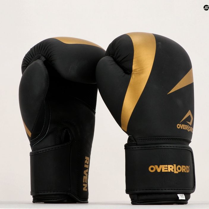 Čierno-zlaté boxerské rukavice Overlord Riven 100007 14