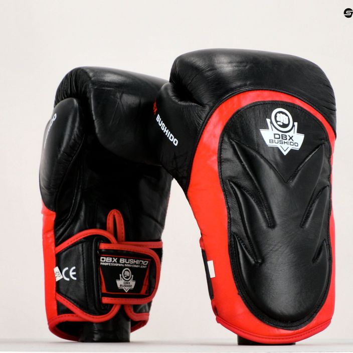 Boxerské rukavice Bushido s ochranou zápästia čierne Bb4 6