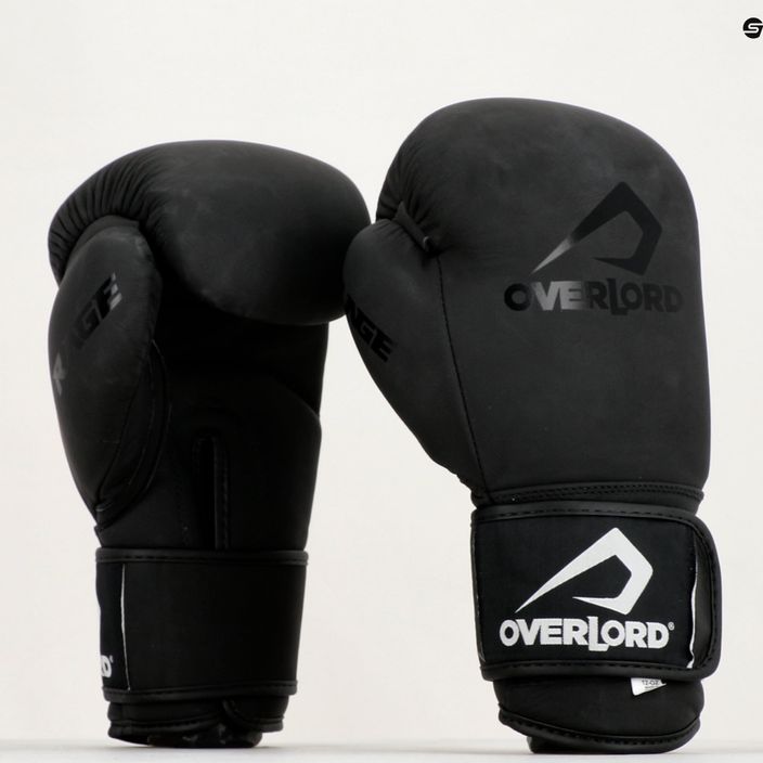 Čierne boxerské rukavice Overlord Rage 100004-BK 7