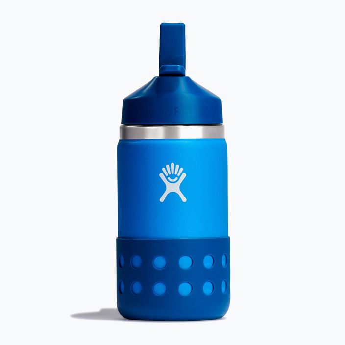 Termofľaša Hydro Flask Wide Mouth Straw Lid And Boot 355 ml modrá W12BSWBB445