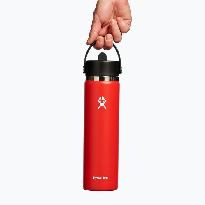 Termofľaša Hydro Flask Wide Flex Straw 710 ml červená W24BFS612 4