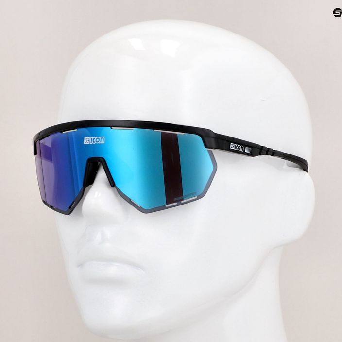 SCICON Aerowing čierne lesklé/scnpp viaczrkadlové modré cyklistické okuliare EY26030201 9