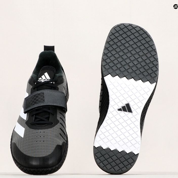 adidas The Total šedo-čierna tréningová obuv GW6354 23