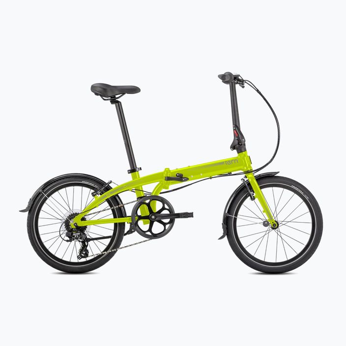Skladací mestský bicykel Tern žltý LINK C8