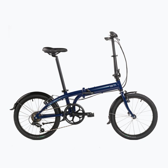 Skladací mestský bicykel Tern LINK B7 navy blue