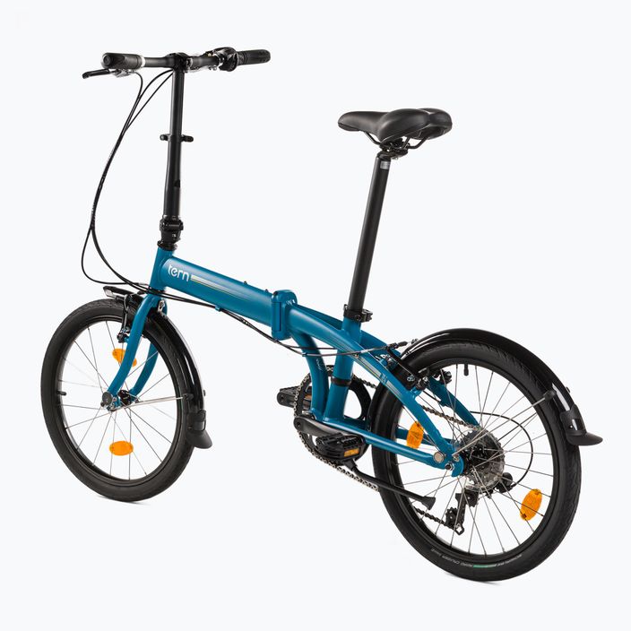 Skladací mestský bicykel Tern blue LINK B7 3