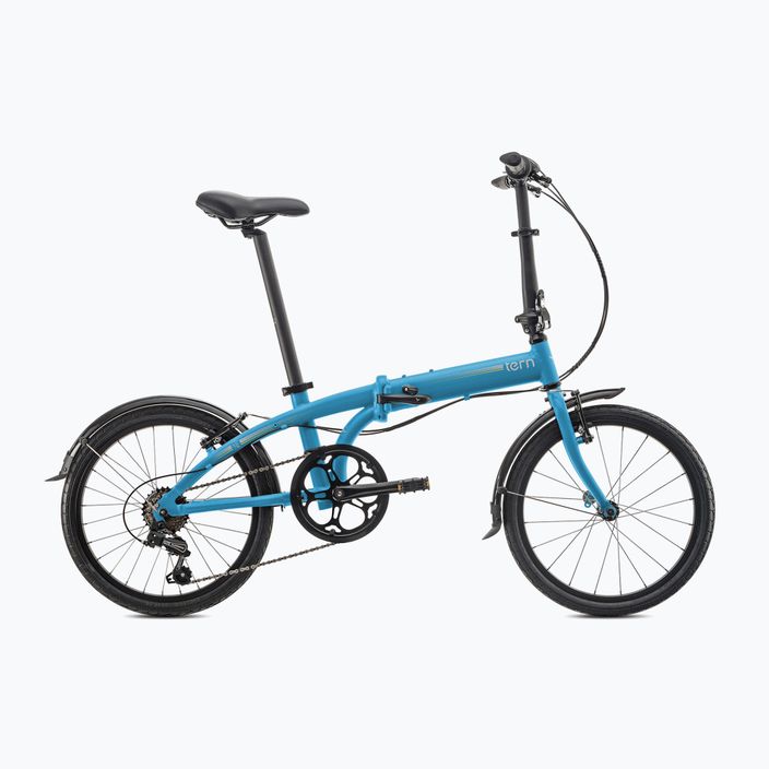 Skladací mestský bicykel Tern blue LINK B7 7