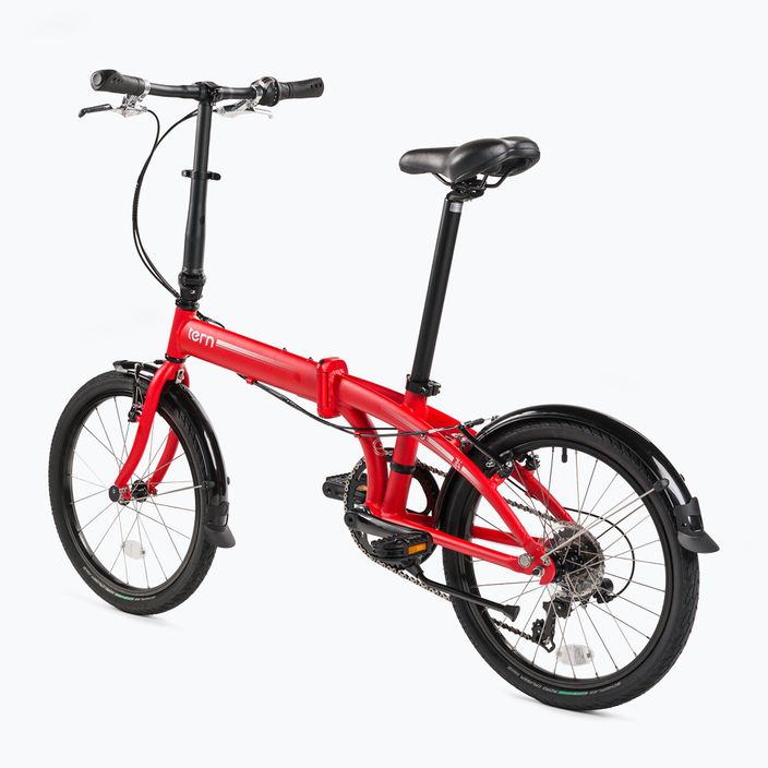 Skladací mestský bicykel Tern červený LINK B7 3