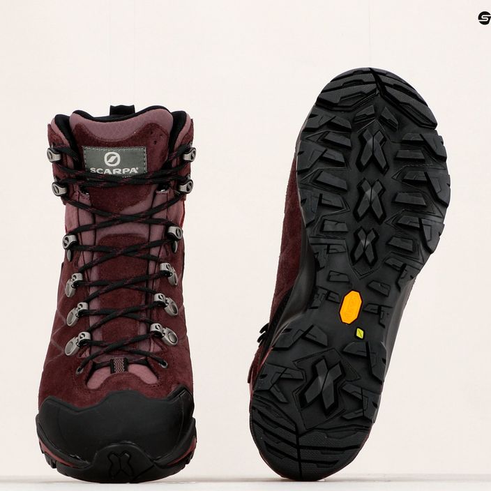 Dámske trekingové topánky SCARPA ZG Trek GTX bordové 6775 18