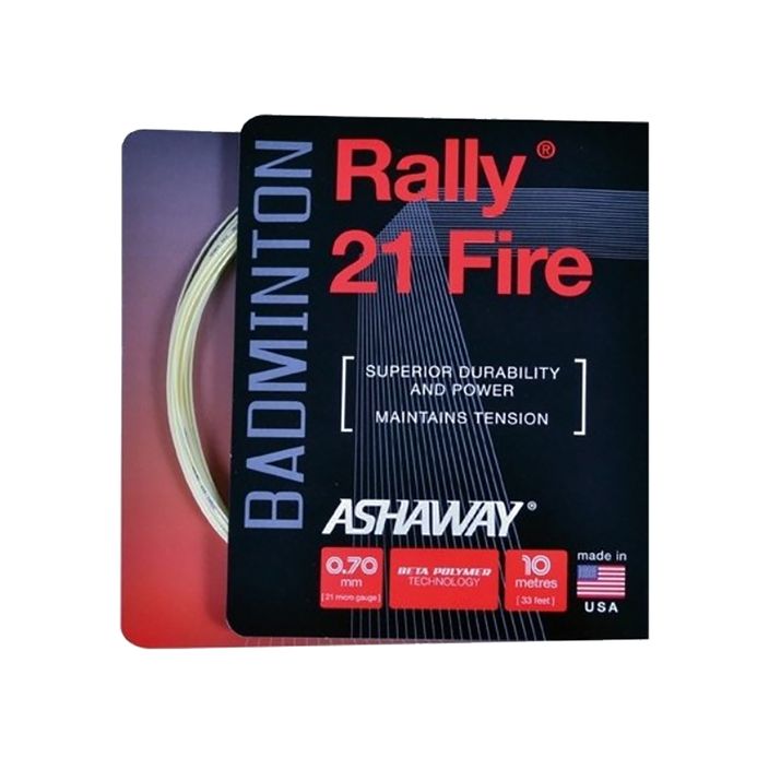 Bedmintonový výplet ASHAWAY Rally 21 - sada biela 2