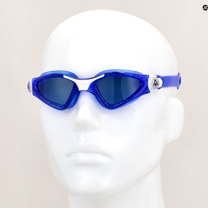 Detské plavecké okuliare Aquasphere Kayenne blue / white / lenses dark EP3194009LD 7