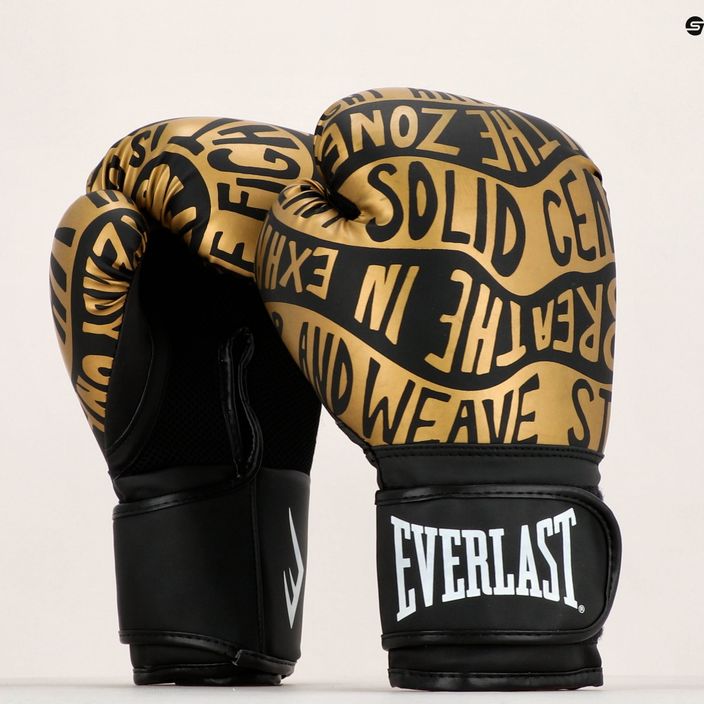 Boxerské rukavice Everlast Spark black/gold EV2150 BLK/GLD 9