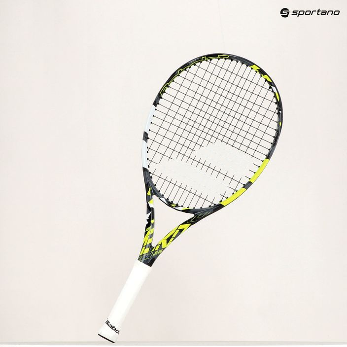 Detská tenisová raketa Babolat Pure Aero Junior 25 šedo-žltá 140468 8