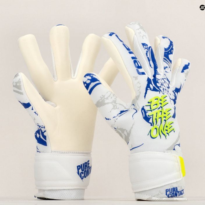 Detské brankárske rukavice Reusch Pure Contact Silver Junior biele 5372200-1089 8
