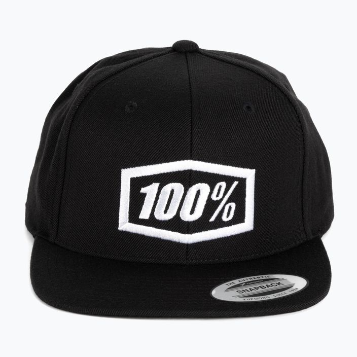 Pánska 100% Essential Snapback čiapka čierna 20015-001-01 4