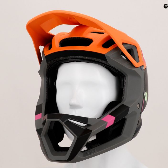 Cyklistická prilba Fox Racing Proframe RS CLYZO čierno-oranžová 30920_009 13