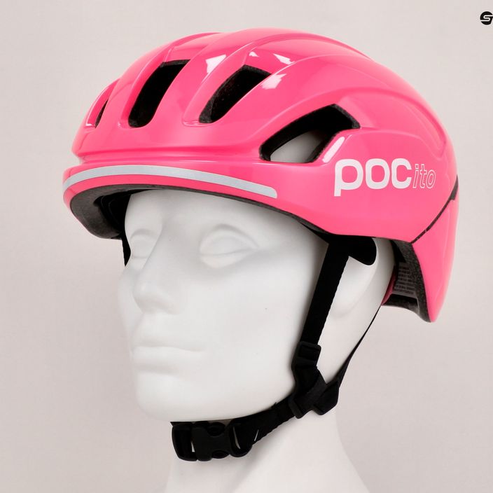 Detská cyklistická prilba POC POCito Omne MIPS fluorescent pink 9
