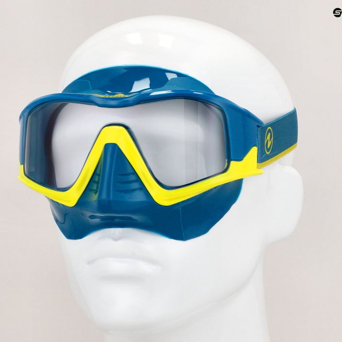 Potápačská maska Aqualung Vita benzínová/žltá MS5529807LC 10