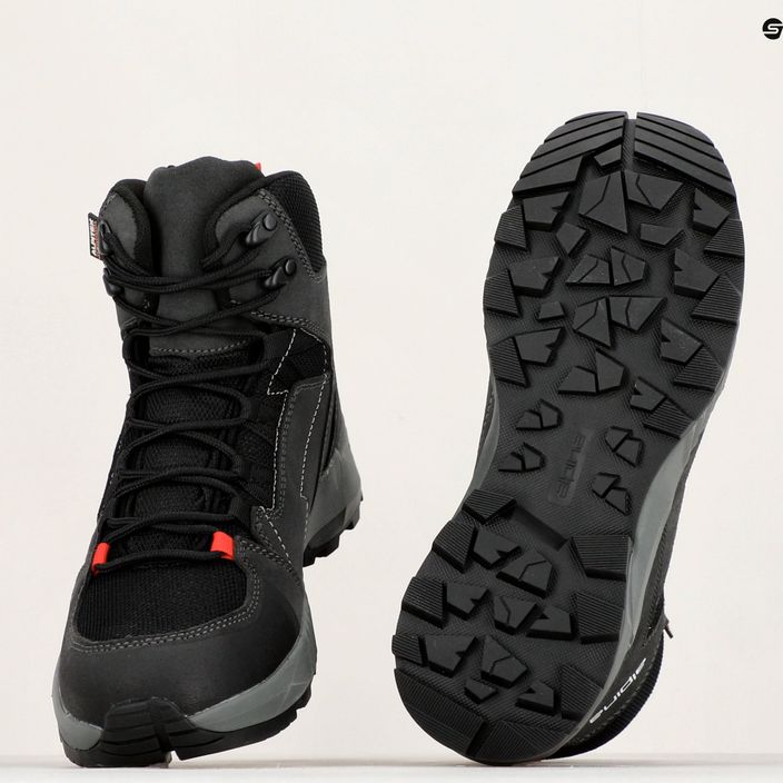 Pánske trekingové topánky Alpina Tracker Mid black/grey 19