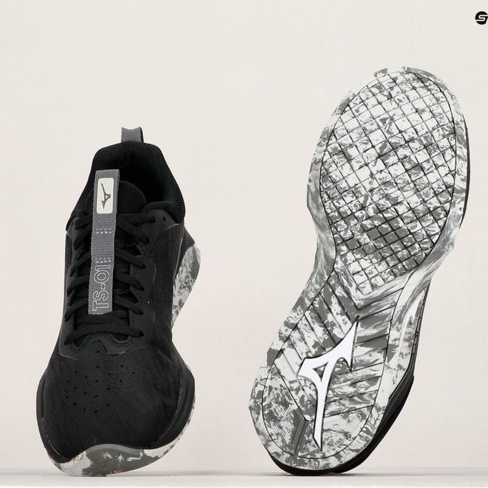 Pánska bežecká obuv Mizuno TS-01 Black/White/Quiet Shade 31GC220101 14