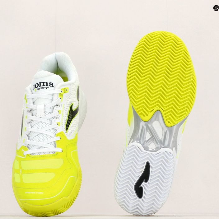Joma T.Set pánska tenisová obuv bielo-žltá TSETW2209P 17