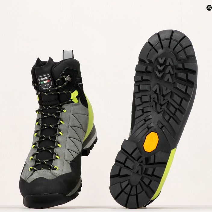 Pánske trekové topánky Dolomite Crodarossa Hi GTX black 11