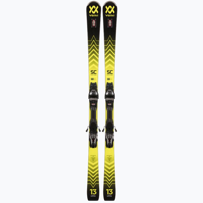 Zjazdové lyže Völkl Racetiger SC Black+VMotion 1 GW black/yellow 12261/6562U1.VA 10