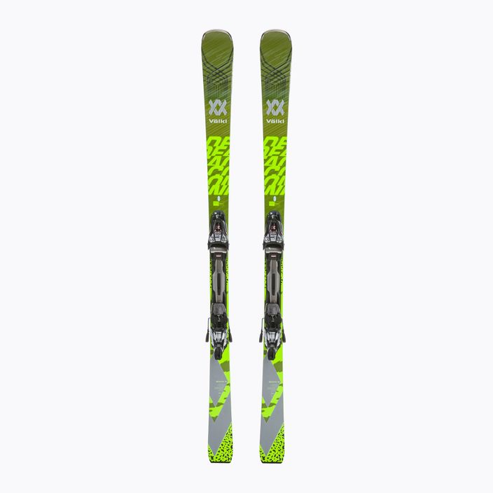 Zjazdové lyže Völkl Deacon 76 + rMotion3 12 GW green/neon green/pearl white